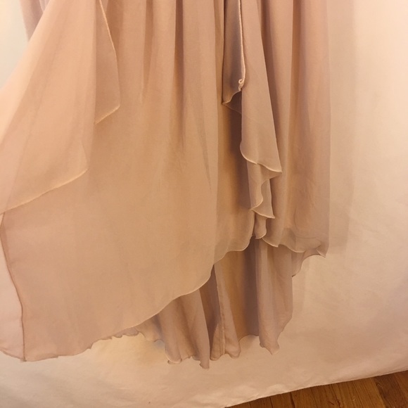 City Triangles High Low Dress Size 7 Dusty Rose - Picture 4 of 8